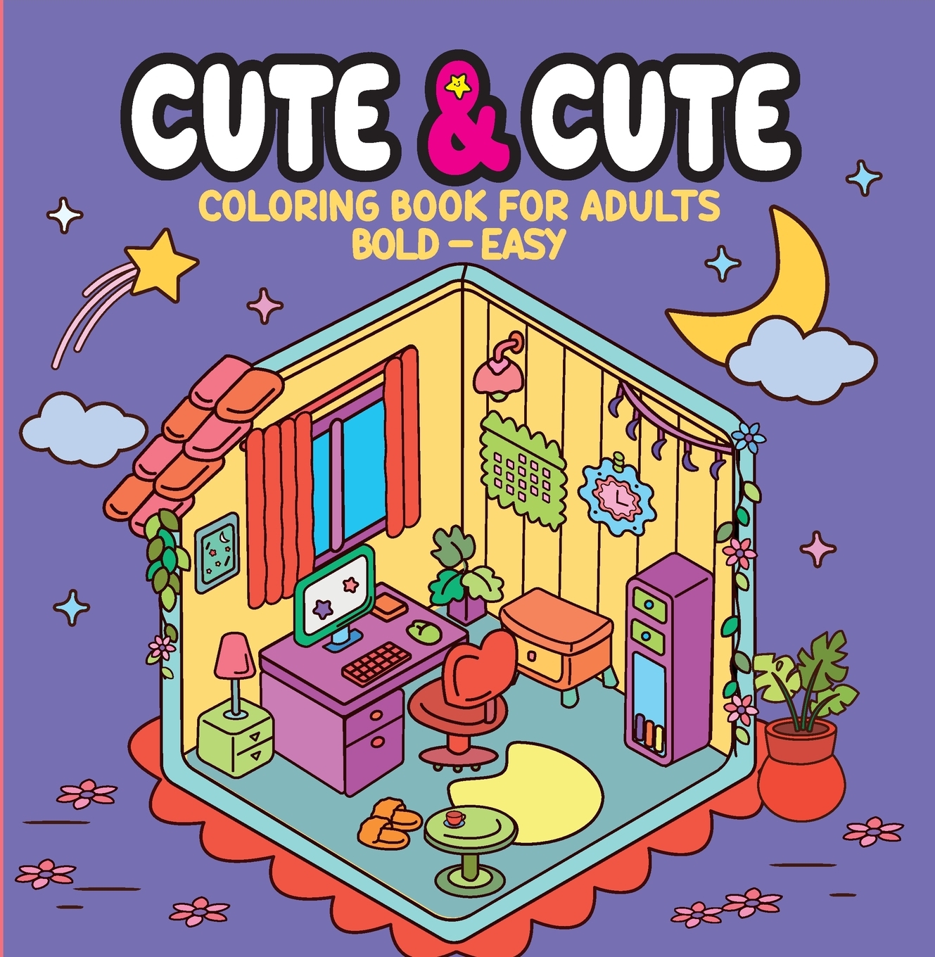Bookscape | Buy Cute & Cute - Coloring Book for Adults